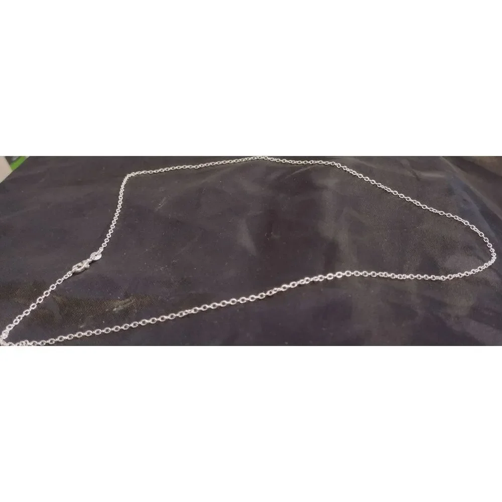 Sterling Silver 925 Plated 22 Inch Rolo Link‎ Chain Necklace New 1/16th